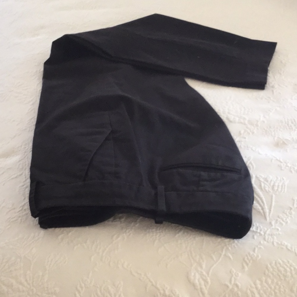 J Crew black ankle length pants